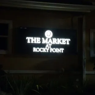 the front of the building