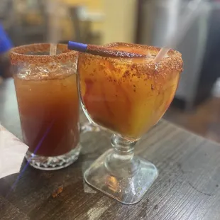 Michelada and mangonada