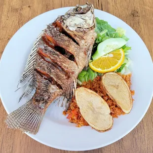 Fried Whole Tilapia