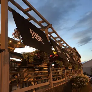 lovely outdoor seating