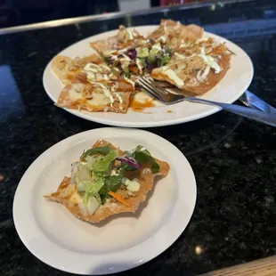 Asian Nachos: time to eat!