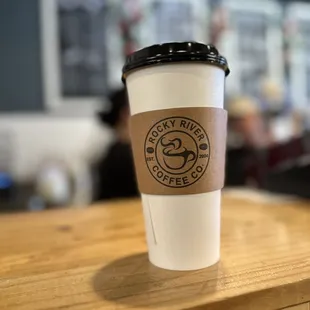 Large SF French Vanilla Almond Milk Latte! Delicious!