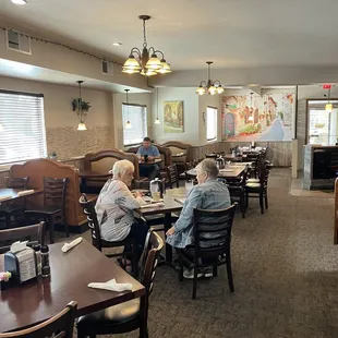 Small space but pretty busy