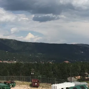 Our view from our motorhome!