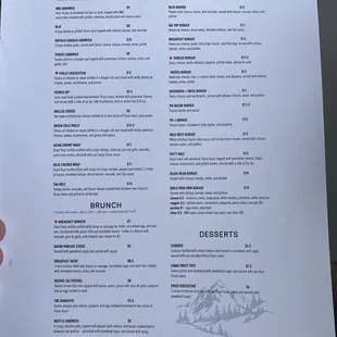 New menu