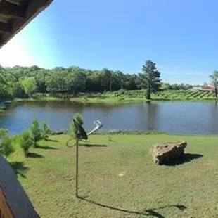 The view from the back deck