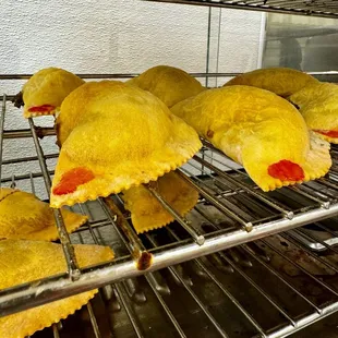 Jamaican Patties - Choose from Beef, Spinach, or Curry Chicken (They sell them fresh or frozen)
