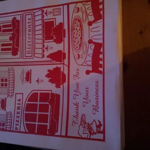 the box is not really a pizza box. It is more like a cardboard shirt box