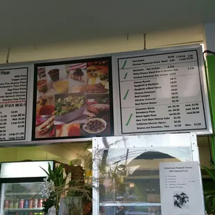 menus and prices