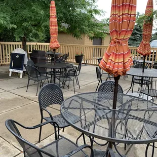 Outside seating area