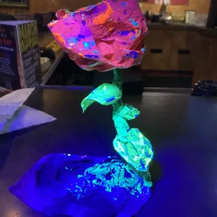 The rose I made for the bartender