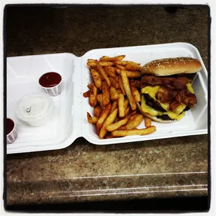 Pepper Jack Cheese Burger