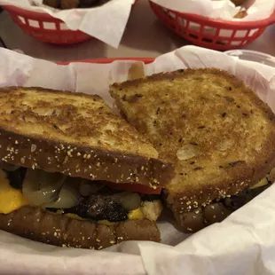 Patty Melt Char Burger