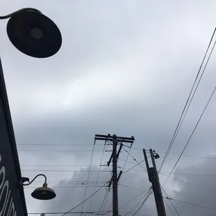 outside