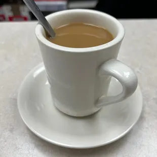 a cup of coffee