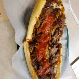 Cheesesteak with House Special option