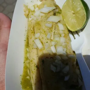 One of the best tamales I&apos;ve ever had
