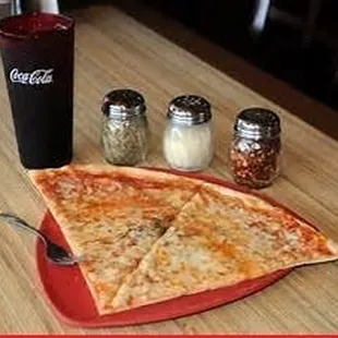 lunch special 2 slices cheese and fountain $3.99