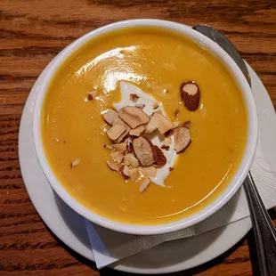 The butternut squash was creamy and oh so delicious.