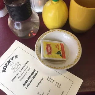 Tea time.