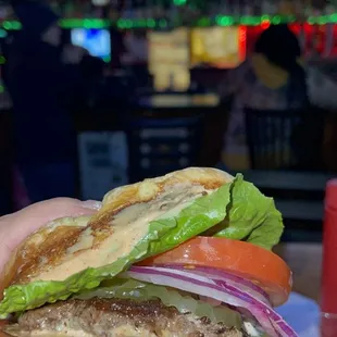 Simple classic burger