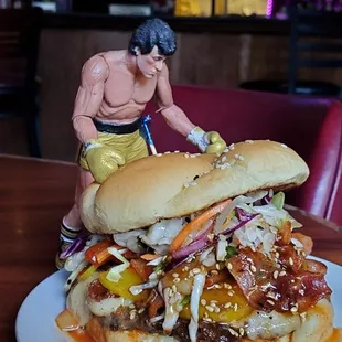 Burger Week 2022! &quot;Eye Of The Tiger&quot; Korean BBQ Burger ! Available Aug 15th-20th Open at Noon!