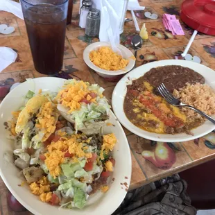 Hey got Mexican plate other day and we really enjoyed it. Great enchiladas as always. Been coming here for long as I can remember.