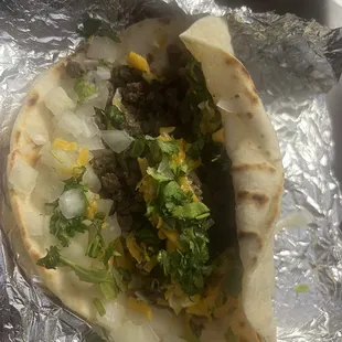 Steak taco