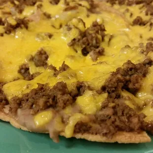 nachos with picadillo