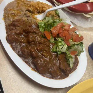 Carne Guisada Plate