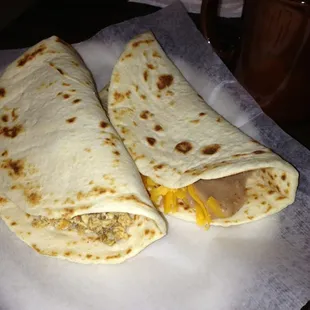 Chorizo Bean Cheese Tacos