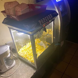 Free popcorn