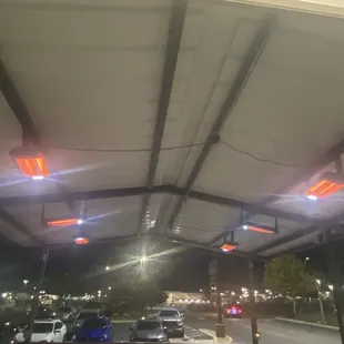 Outside seating and heating