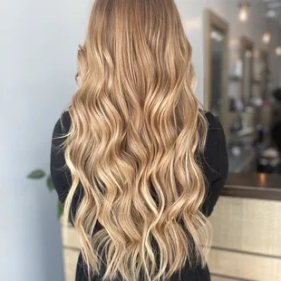 22&quot; hair extensions strawberry blonde
