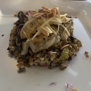 Pan Seared Sea Bass