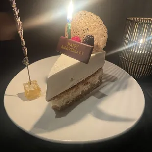 Honey Lavender Cheesecake