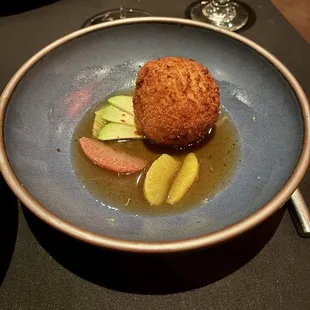 Crab fritter or cake