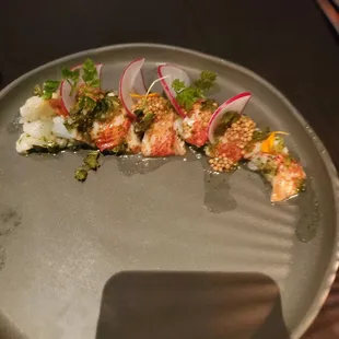 Small yet mighty lobster ceviche. Packed with flavor!