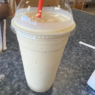 Mango fruit drink with milk