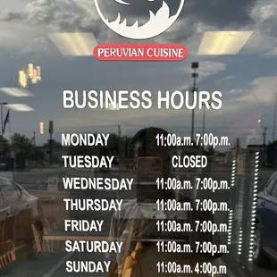 Business Hours