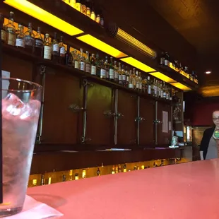 a man behind the bar