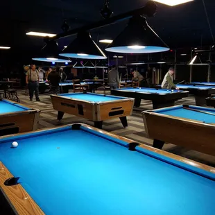 a pool table