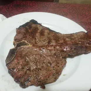 Porterhouse steak, yummy!