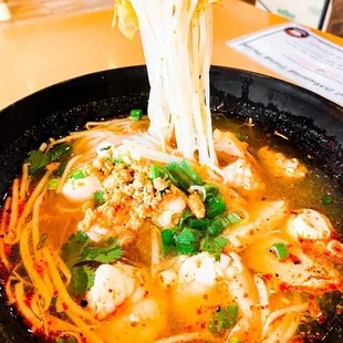 N16. Tom Yum Noodle Soup