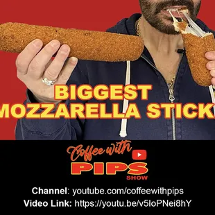 I tried the World's Largest #Mozzarella Sticks, made right in West Allis, Wisconsin. Alphonso's The Original in West Allis, Wisconsin. From