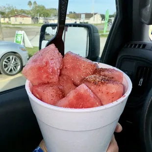 Watermelon fruit cup...