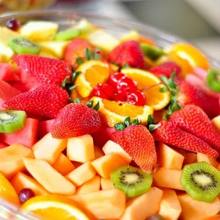 a bowl of fruit salad