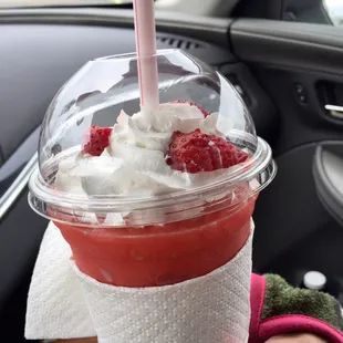 Strawberry smoothie....