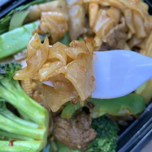 N2. N3. Pad See You Beef Noodles