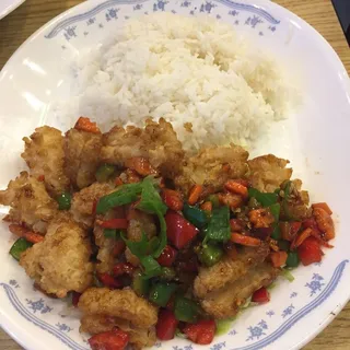 Spicy Crispy Squid Plate